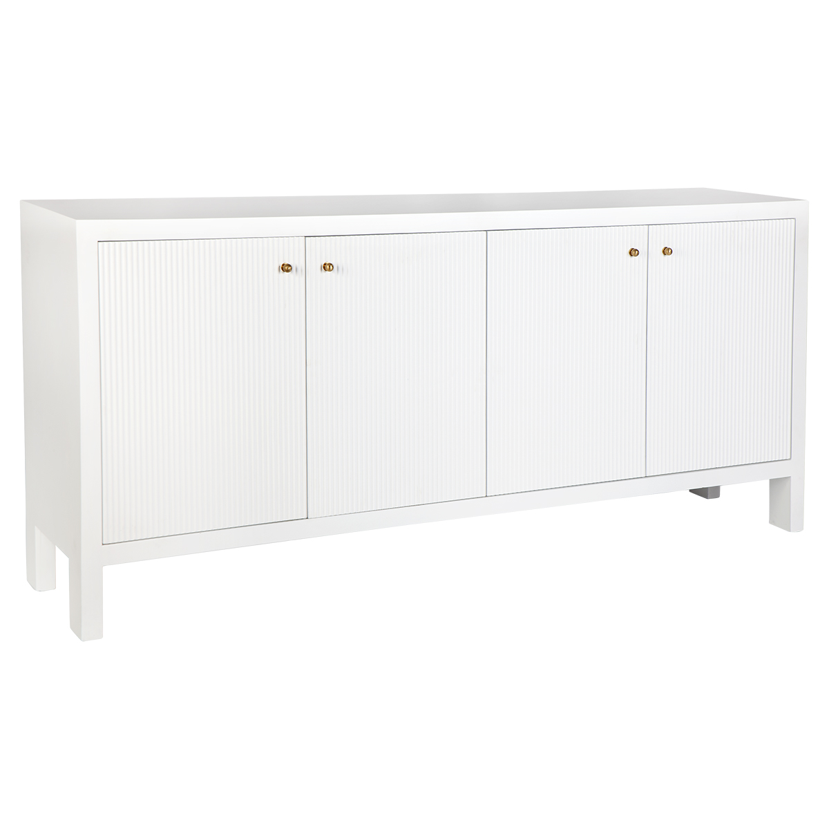 Ariana Buffet Sideboard With Fluted Door Fronts - Bright Cloud Living