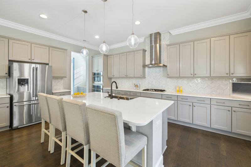 Pendant Lights Above Kitchen Bench Applying The Rule Of Three