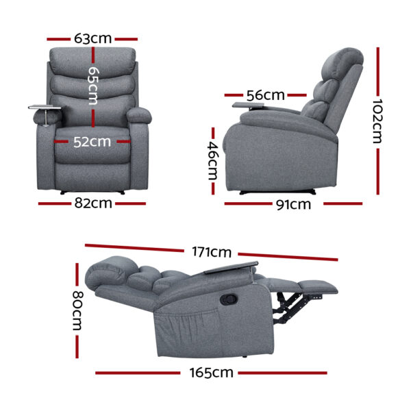 RECLINER A12 LIN GY 01