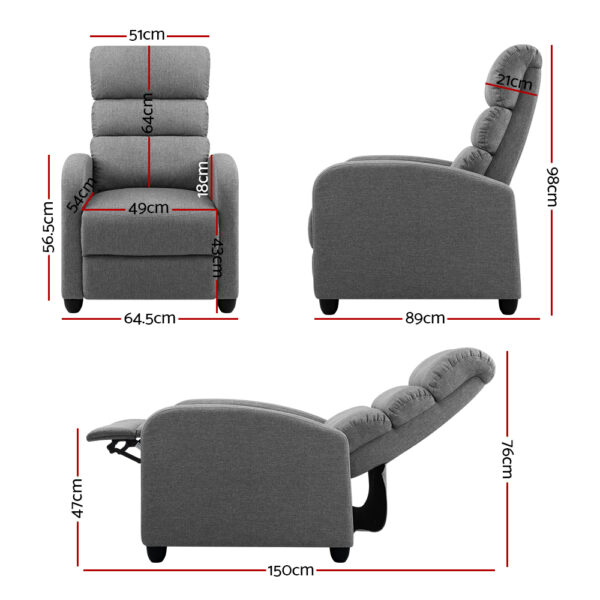 RECLINER A4 LIN GY 01