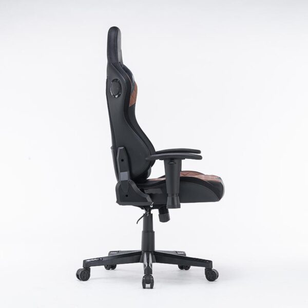V255 GCHAIR 34 BBLACK 7 rgb lights bluetooth speaker gaming chair ergonomic racing chair 1650 reclining gaming seat 4d armrest footrest black 683177 09