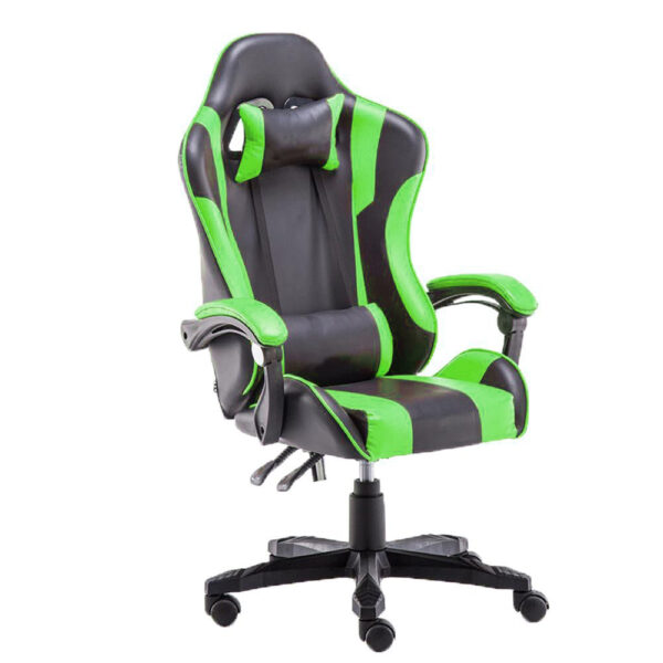 V255 LGCHAIR BLACK green gaming chair 06