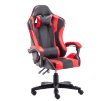 V255 LGCHAIR RED gaming chair office computer seating racing pu executive racer recliner large 395054 00