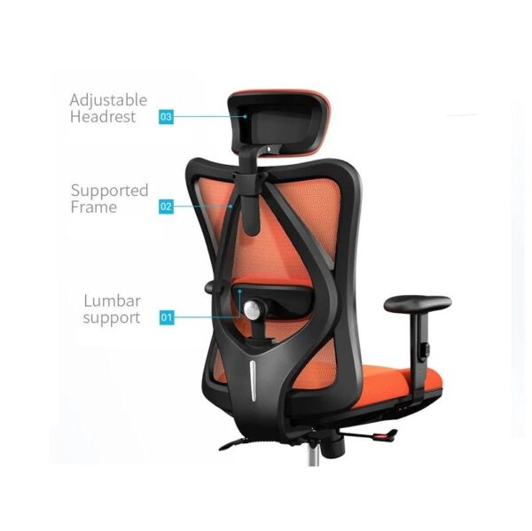 V255 SIHOO M18 025 BK sihoo m18 ergonomic office chair computer chair desk chair high back chair breathable3d armrest and lumbar support 188758 06