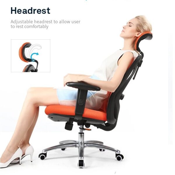V255 SIHOO M18 025 BK sihoo m18 ergonomic office chair computer chair desk chair high back chair breathable3d armrest and lumbar support 264474 05