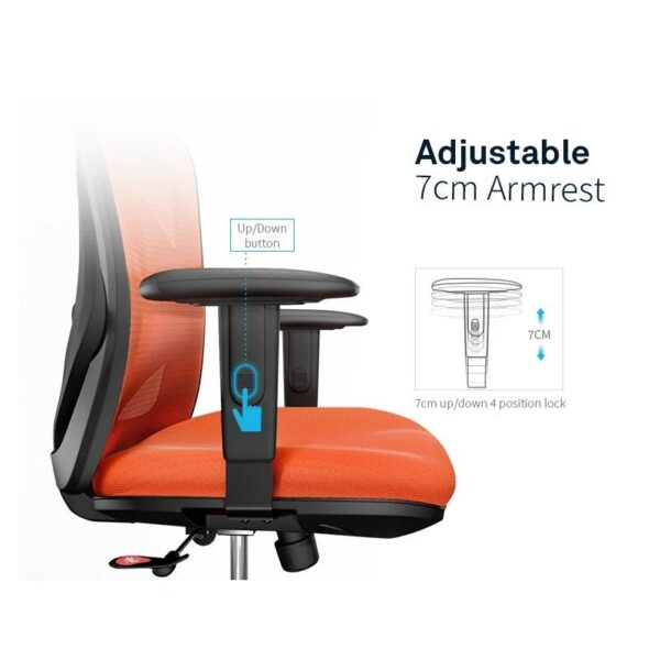V255 SIHOO M18 025 BK sihoo m18 ergonomic office chair computer chair desk chair high back chair breathable3d armrest and lumbar support 789731 04