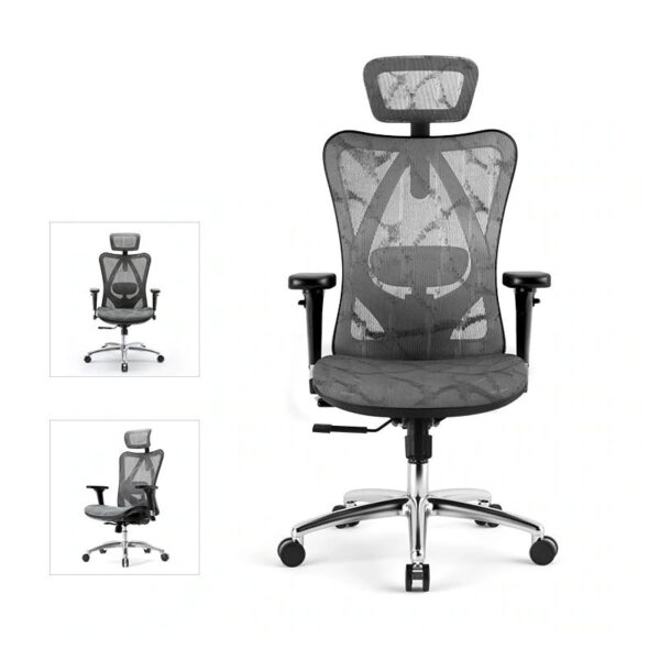 V255 SIHOO M57 0001 BK sihoo m57 ergonomic office chair computer chair desk chair high back chair breathable3d armrest and lumbar support 468084 01