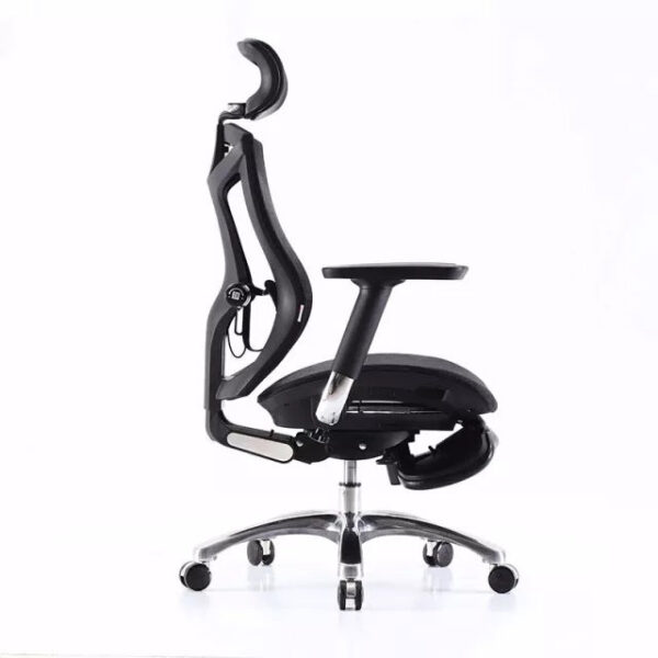 V255 SIHOO V1 009 BK sihoo ergonomic office chair v1 4d adjustable high back breathable with footrest and lumbar support 379012 01
