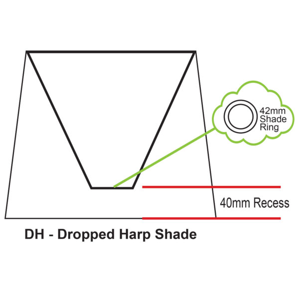 SHADE Taper Drop HarpE27 8