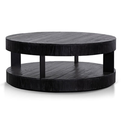 CF6482 NI Arisha 100cm Round Coffee Table Full Black 2