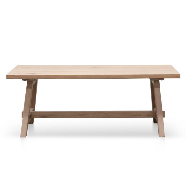CF6553 SI 1.2m Wooden Coffee Table Washed White 1