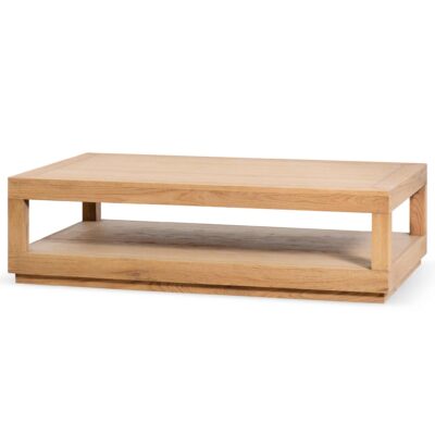 CF6630 CH 1.4m Wooden Coffee Table Distress Natural 2