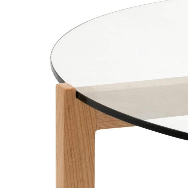 CF6730 DW Oran 103cm Round Glass Top Coffee Table 4