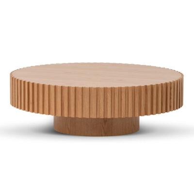 CF6860 CN Oak Round Coffee Table Natural 3