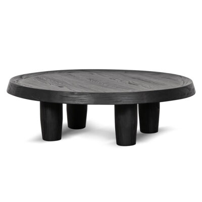 CF6952 NI 100cm Round Coffee Table Black 1