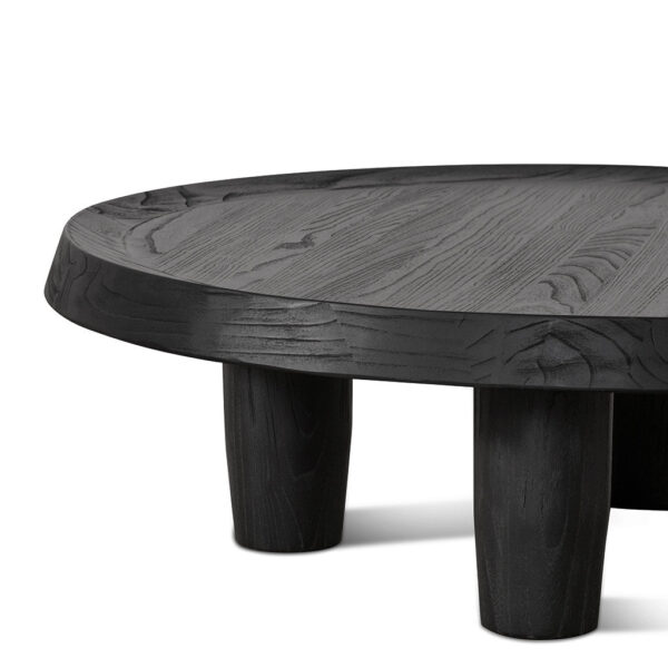 CF6952 NI 100cm Round Coffee Table Black 3