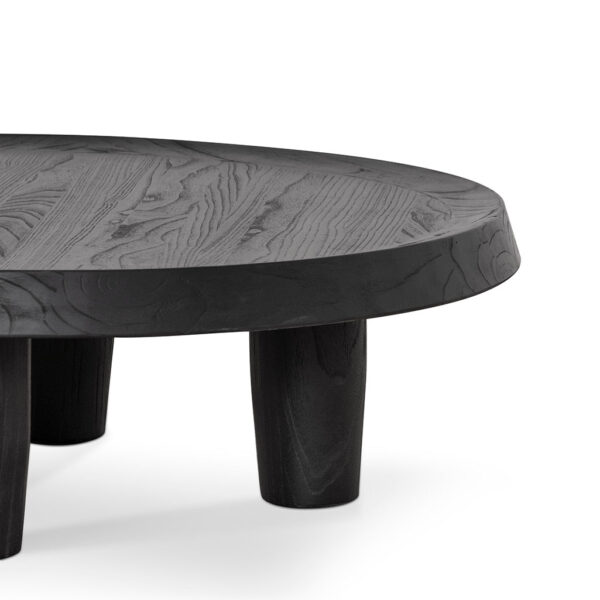 CF6952 NI 100cm Round Coffee Table Black 4