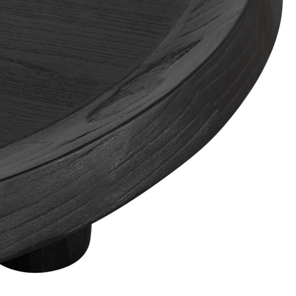 CF6952 NI 100cm Round Coffee Table Black 6