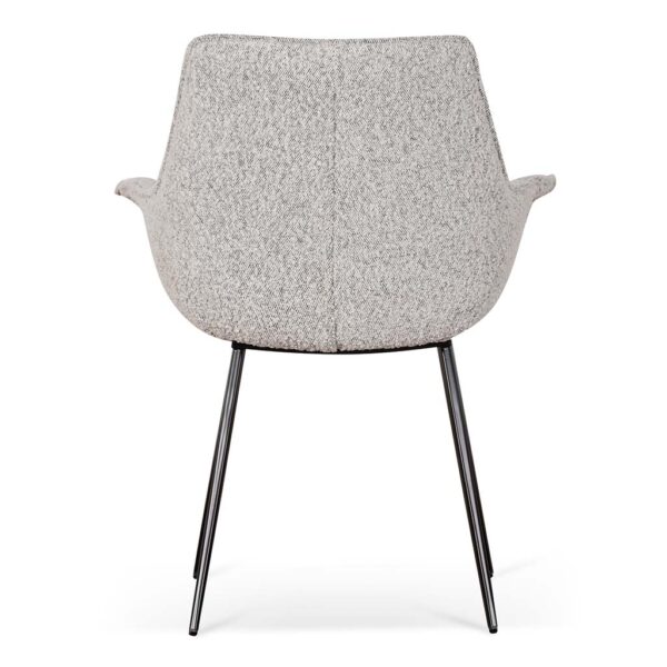 DC6876 SEx2 Set of 2 Dining Chair Charcoal Boucle 6