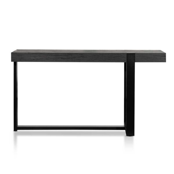 DT6479 NI Kohen 1.5m Wooden Console Table Full Black 1