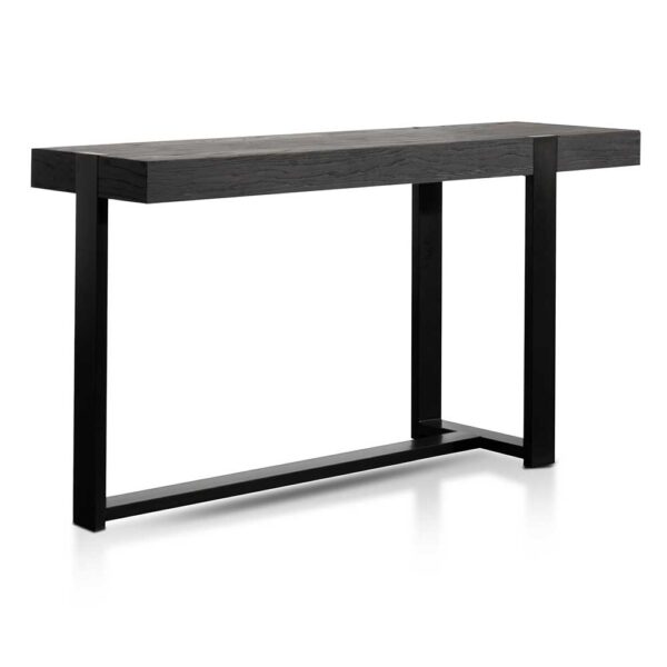 DT6479 NI Kohen 1.5m Wooden Console Table Full Black 4