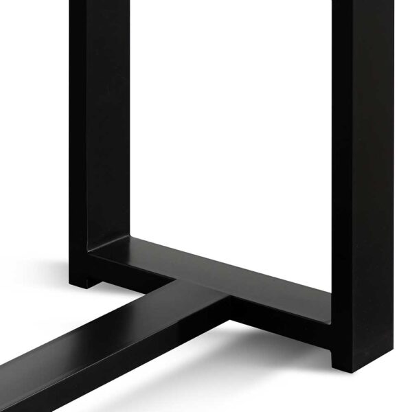 DT6479 NI Kohen 1.5m Wooden Console Table Full Black 5