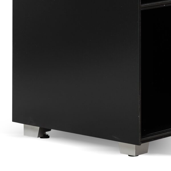 DT6548 SN Winford Inter Layered Black Storage Cabinet Grey Doors 9