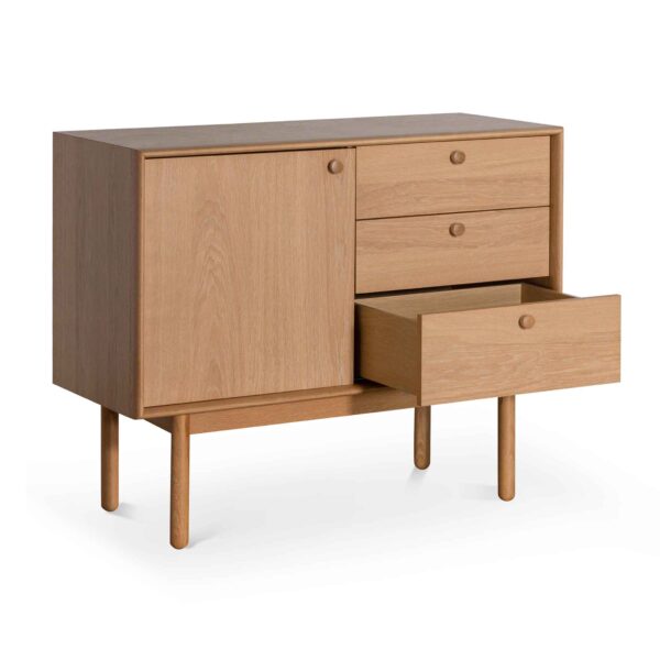 DT6641 VN Kenston Narrow Wooden Sideboard and Buffet Natural 4 1