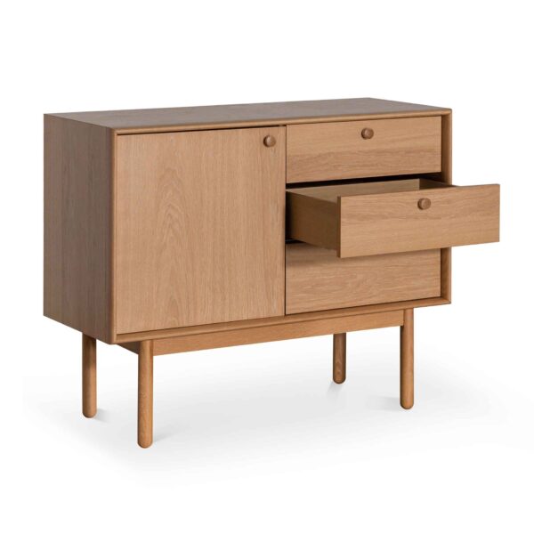 DT6641 VN Kenston Narrow Wooden Sideboard and Buffet Natural 5 1