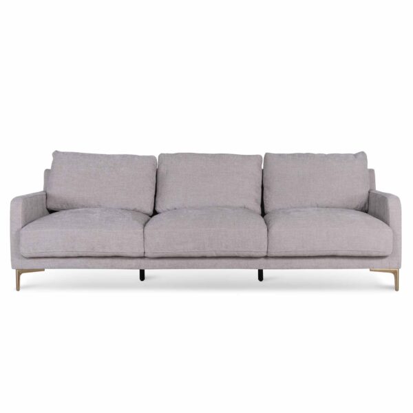 LC6559 KSO 4 Seater Fabric Sofa Oyster Beige 1