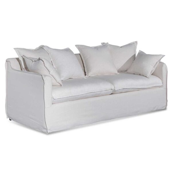 LC6623 CA Candice 3 Seater Sofa Linen Beige 4