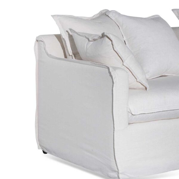 LC6623 CA Candice 3 Seater Sofa Linen Beige 6
