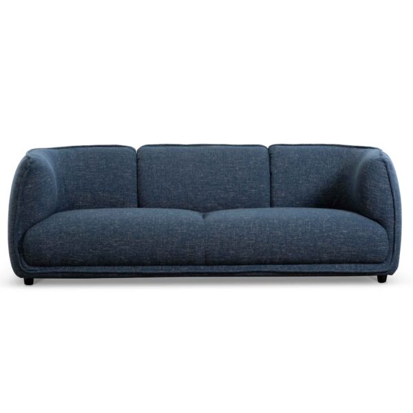 LC6651 KSO 3 Seater Fabric Sofa Dark Blue 1