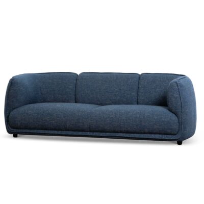 LC6651 KSO 3 Seater Fabric Sofa Dark Blue 2