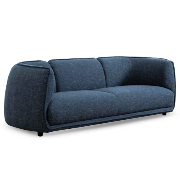 LC6651 KSO 3 Seater Fabric Sofa Dark Blue 3