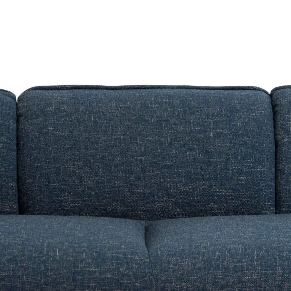 LC6651 KSO 3 Seater Fabric Sofa Dark Blue 5
