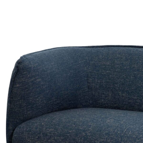 LC6651 KSO 3 Seater Fabric Sofa Dark Blue 6