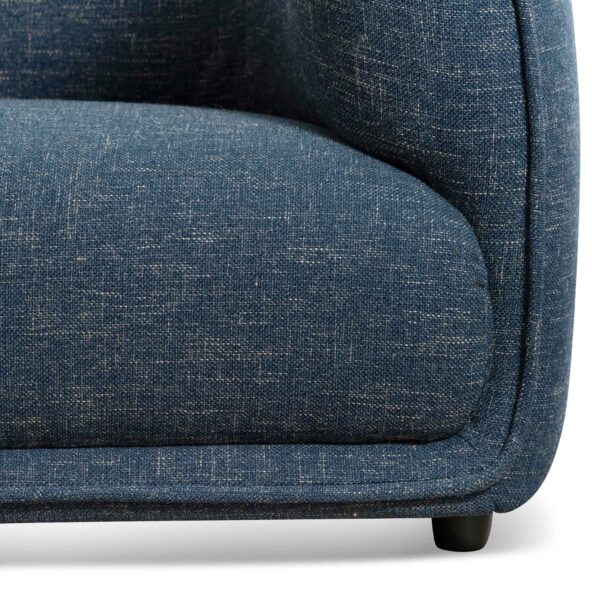 LC6651 KSO 3 Seater Fabric Sofa Dark Blue 8