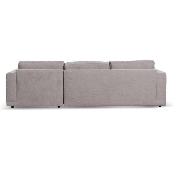 LC6659 KSO 3 Seater Right Chaise Fabric Sofa Oyster Beige 13