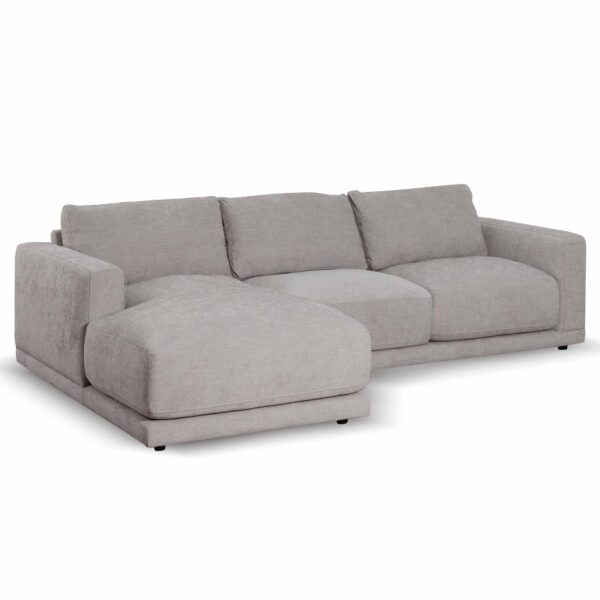 LC6660 KSO 3 Seater Left Chaise Sofa Oyster Beige 3