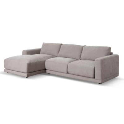 LC6660 KSO 3 Seater Left Chaise Sofa Oyster Beige 5