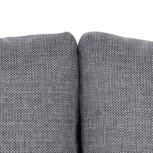 LC6800 FA 4 Seater Fabric Sofa Graphite Grey and Natural Legs 10