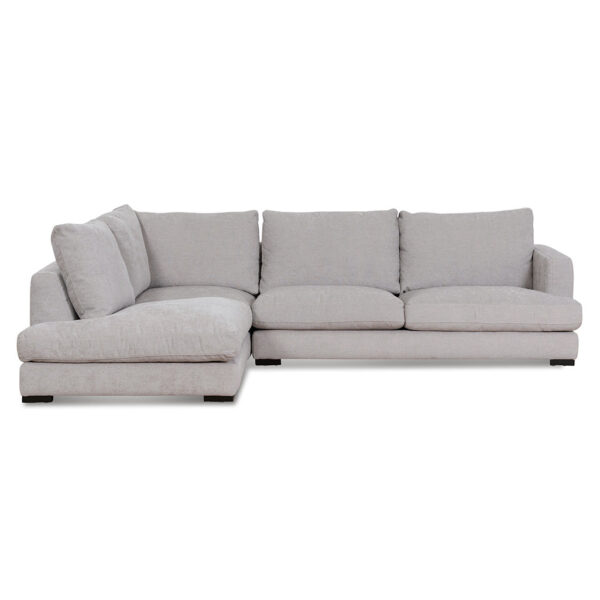 LC6815 KSO 4 Seater Fabric Left Chaise Sofa Oyster Beige 1