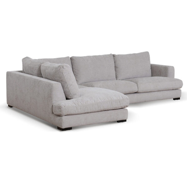 LC6815 KSO 4 Seater Fabric Left Chaise Sofa Oyster Beige 6