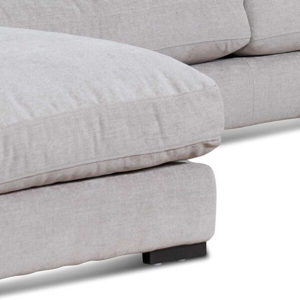 LC6815 KSO 4 Seater Fabric Left Chaise Sofa Oyster Beige 9