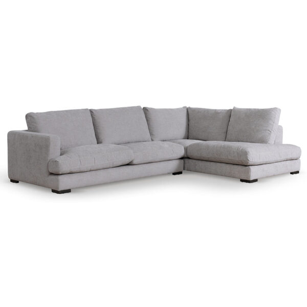 LC6816 KSO 4 Seater Fabric Right Chaise Sofa Oyster Beige 3