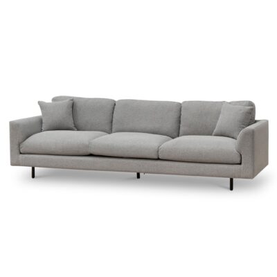 LC6833 CA 4 Seater Fabric Sofa Grey 2
