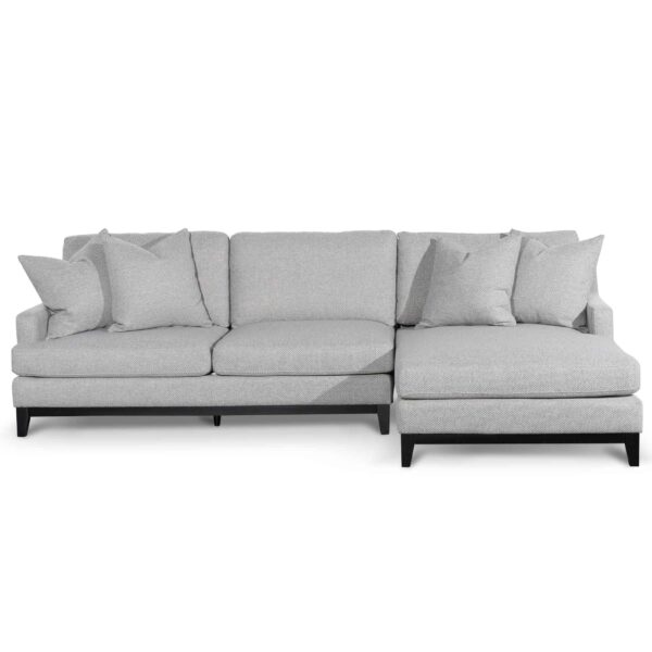alana 3 seater right chaise fabric sofa grey LC6373 CA 2