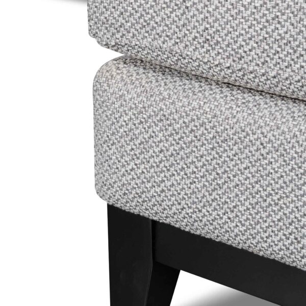 alana 3 seater right chaise fabric sofa grey LC6373 CA 7