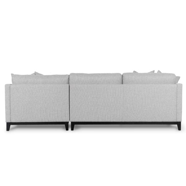 alana 3 seater right chaise fabric sofa grey LC6373 CA 9